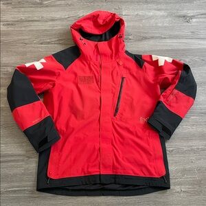 Burton AK Red and Black Ski Patrol Jacket